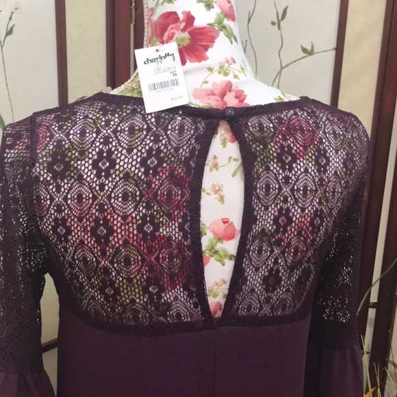 Charlotte Russe Elegant purple dress 👗 - Picture 7 of 9